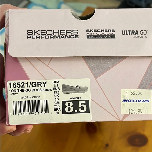 Skechers Gray Slip-On Shoes - Picture 6 of 6